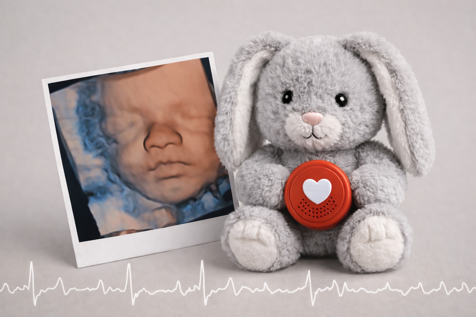 3D/4D Heartbeat Bear Combo